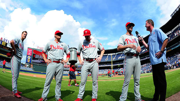 Four Phillies Pitch In on No-Hitter